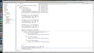 Java: GUI - Checkboxes