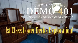1st Class Lower Decks Exploration! - Titanic: Honor & Glory - Demo 401 (With Added Music & Effects)