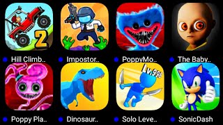 Hill Climb 2 Impostor Hunter,Poppy Mobile The Baby In Yellow Poppy Playtime 2 Mobile Gameplay screenshot 4