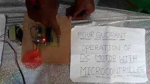 four quadrant operation of dc motor