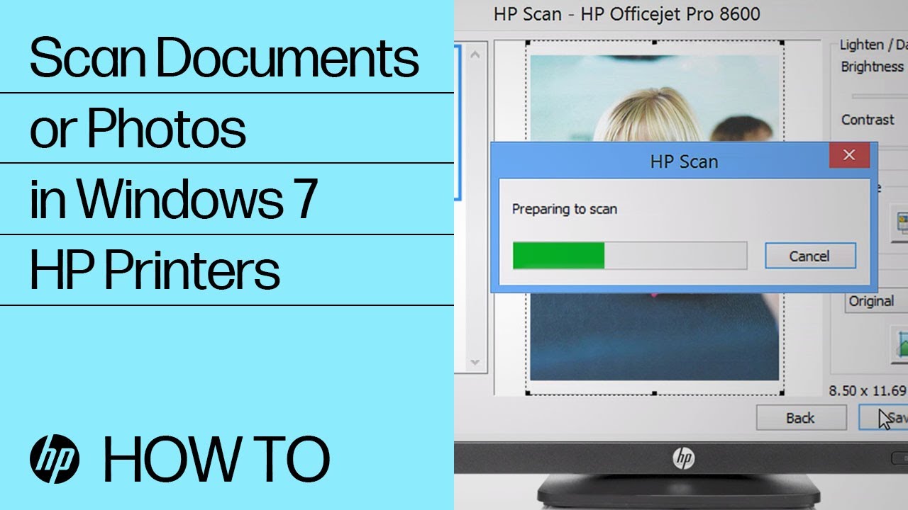 Como escanear con una impresora hp