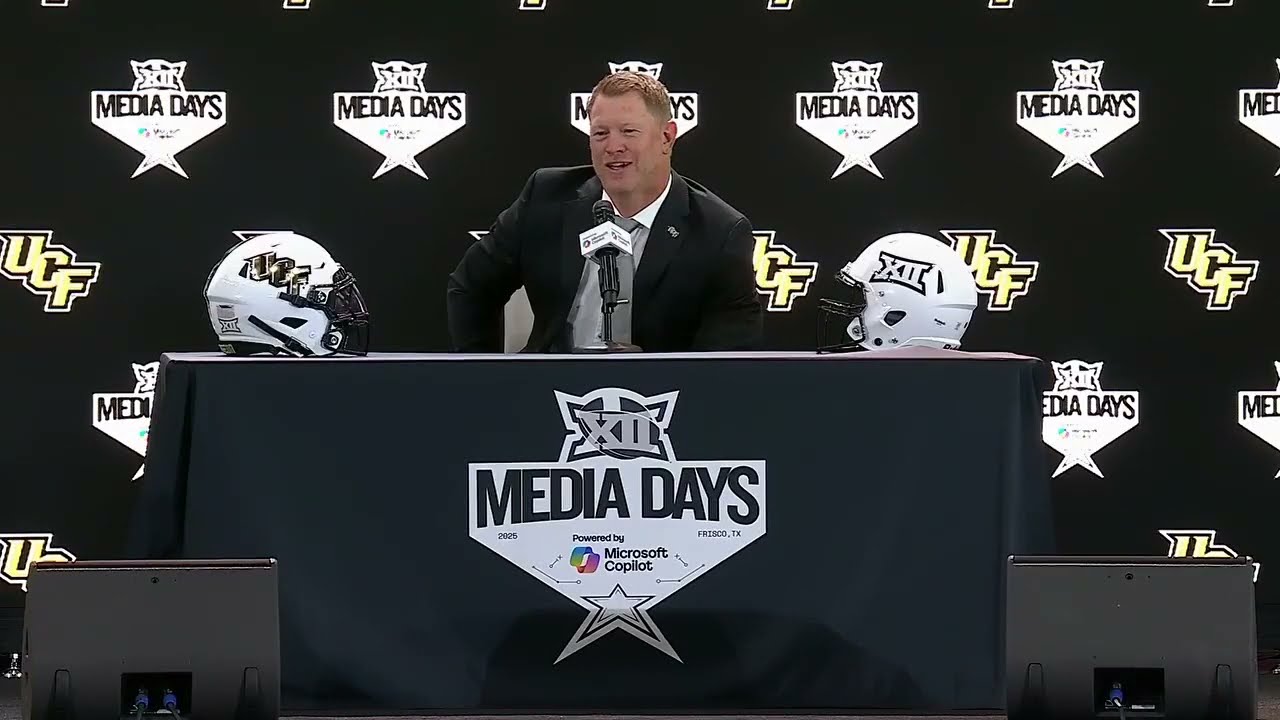 UCF Football Head Coach Scott Frost - Big 12 Media Days Press Conference