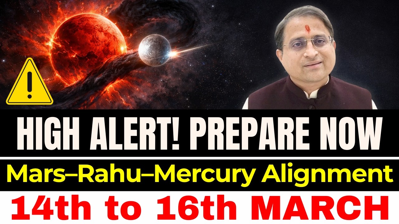 High Alert! Prepare Now | Mars–Rahu–Mercury Alignment | 14th to 16th March #highalert