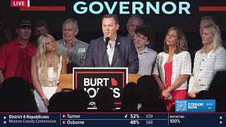 WATCH: Burt Jones speaks after losing primary for GOP governor