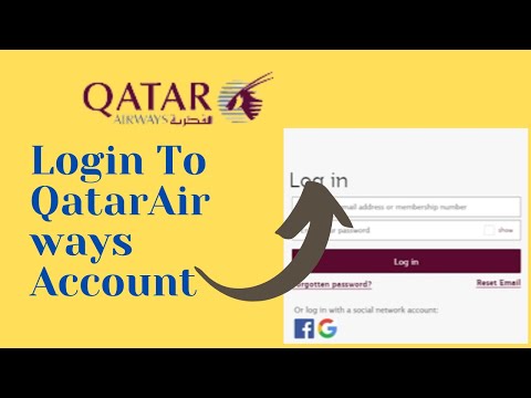 How To Login To QatarAirways Account? Qatar Airways Login Sign In Page