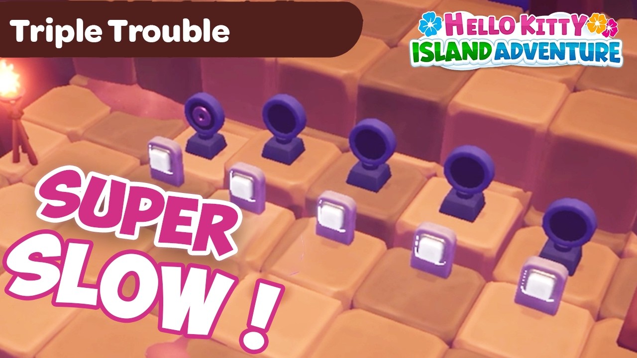 Triple Trouble Puzzle Realtime Walkthrough 🧩 Hello Kitty Island Adventure