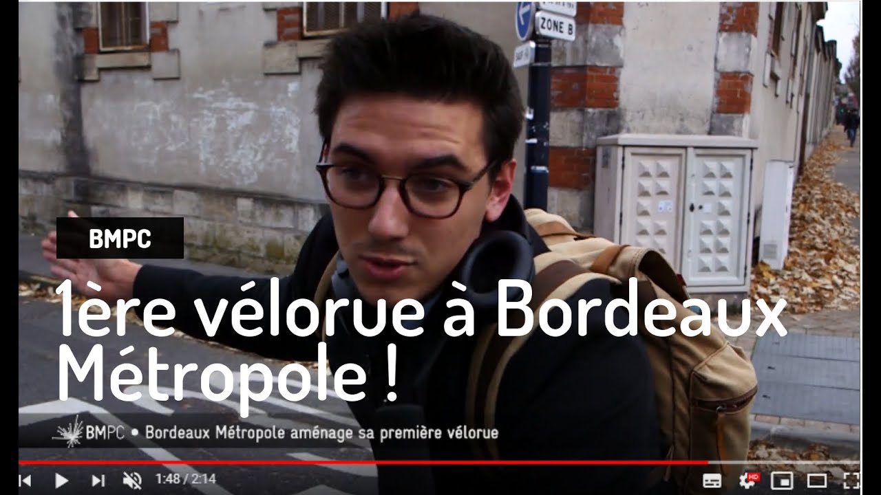 1ère vélorue à Bordeaux Métropole !