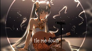 Nightcore - Tie Me Down (Sape' Cover + Slowed down)