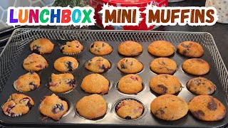School Lunchbox Hack | 24 Mini Muffins in One Batch
