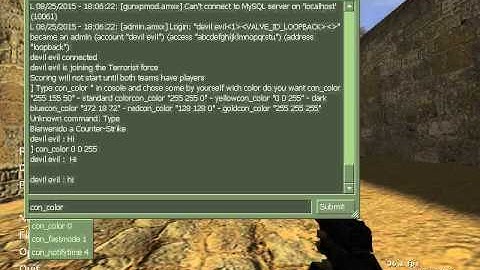 cs 1.6 : How To Change Text Colors