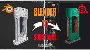 How to prepare model in Blender for texturing in Substance Painter _ Blender To Substance Painter