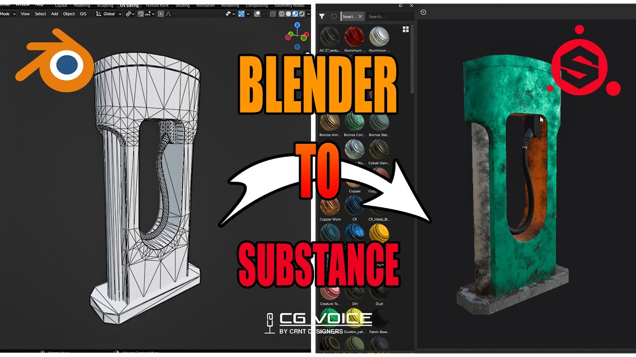 How to prepare model in Blender for texturing in Substance Painter ...