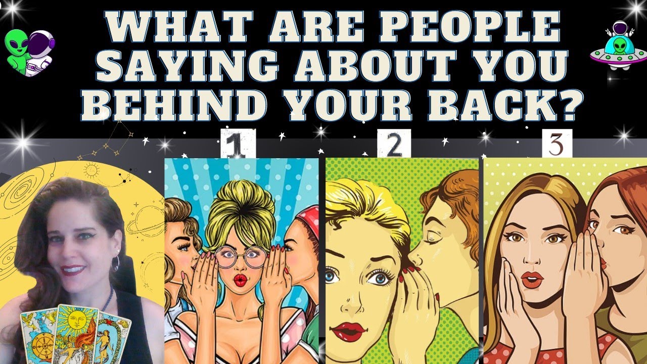 WHAT ARE PEOPLE SAYING ABOUT YOU BEHIND YOUR BACK? 👀 TAROT PICK A CARD (HONEST & ACCURATE) #tarot