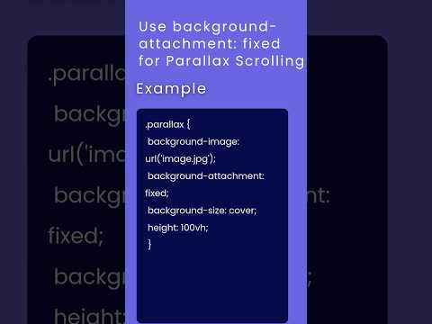 Easy Parallax Effect