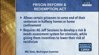 01 12 18 CSPAN Highlights Collins' Prison Reform & Redemption Act