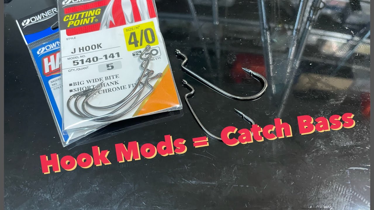 Hook Modifications to Catch More Fish #bassfishing #softplastics #hooks
