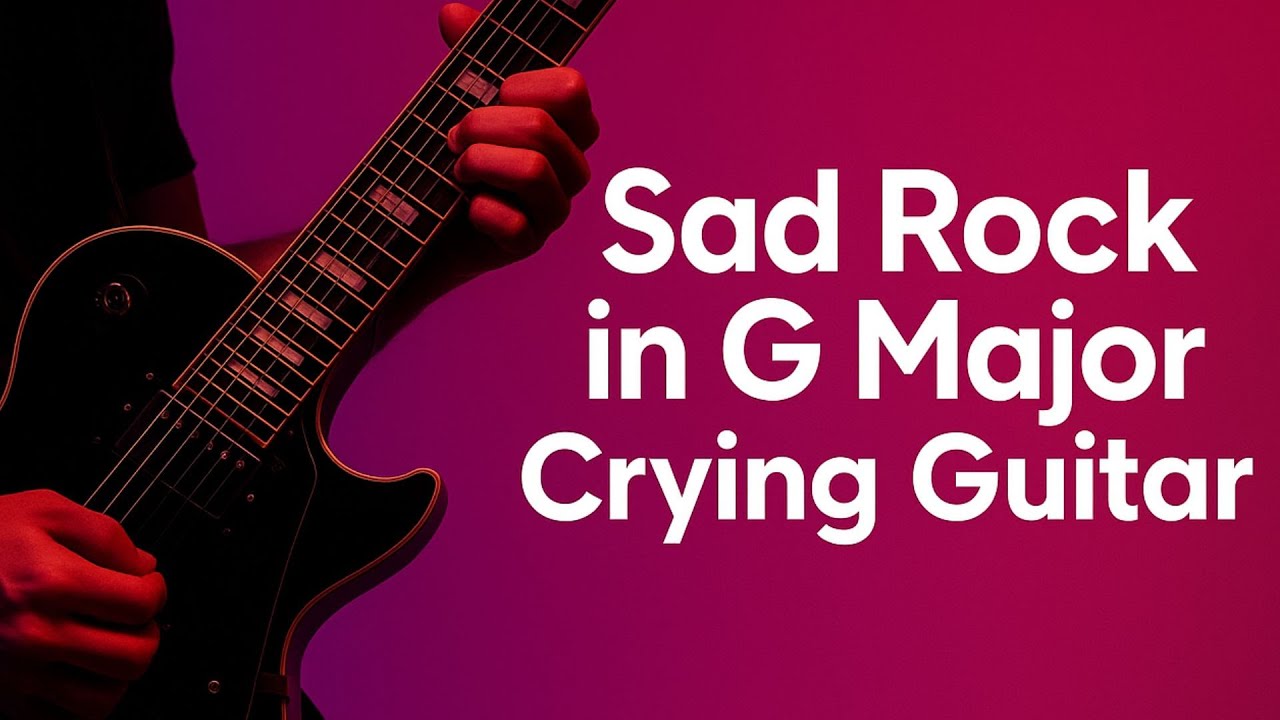 Guitar Backing Track in G Major | Sad Rock