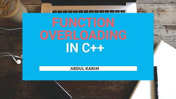 What is  Function overloading in c++ lecture 17 hindi urdu