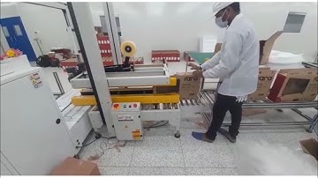 Fully automatic strapping machine 9361877345 #interopactec #packagingmachine #strappingmachine