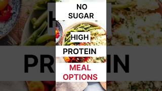 No Sugar, High Protein Meal Options || Healthy Diet Plan ||  Health Supergyan #healthadvice #shorts