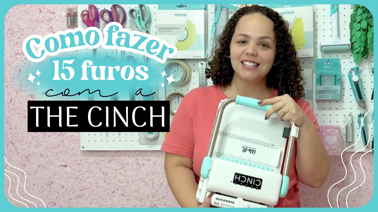 Como fazer 15 furos com a The Cinch - Tamanho A5
