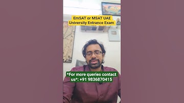 Hoe bereid je je voor op het EmSAT MSAT toelatingsexamen in de VAE? | Belangrijke tips #EmSAT #MS...