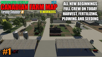 FS19 - Canadian Farm Map Multiplayer Letsplay Part 1