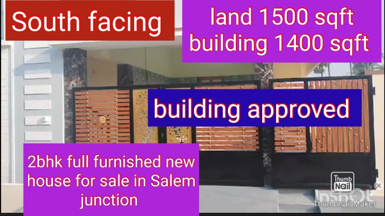 2bhk full furnished new house for sale in Salem junction YouTube