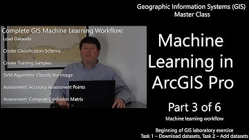 Machine Learning in ArcGIS Pro (Part 3 of 6): Machine Learning Workflow - GIS Master Class  #Maps