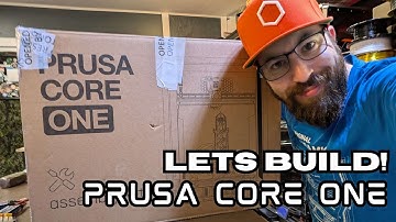 First Prints on a PRUSA CORE ONE KIT BUILD!