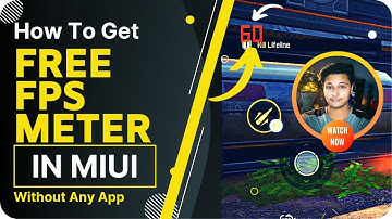 How To Get FPS Meter In MIUI 12/12.5/13 Or Any Android Phone | How to Get FPS Meter in Android 2022