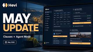 What’s new in Hevi: May 2026 product update - Key Clause Comparison, Agent Mode Upgrade screenshot 5
