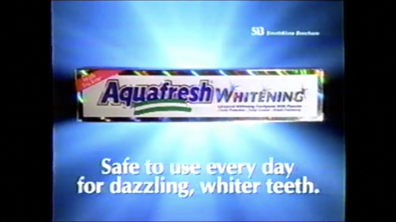 YouTube에서 Aquafresh Whitening Commercial (1997) (VHS Rip) 보기 YouTube에서 Aquafresh Whitening Commercial (1997) (VHS Rip) 보기