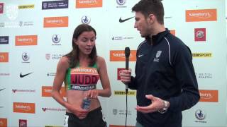 Jessica Judd Talks To Andrew Pozzi After Her 800M Heat 