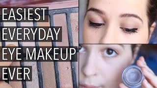 Easiest Everyday Eye Makeup EVER! | Ellko