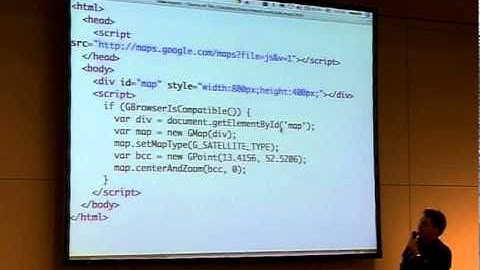 22C3 learning js with google maps (1/5)