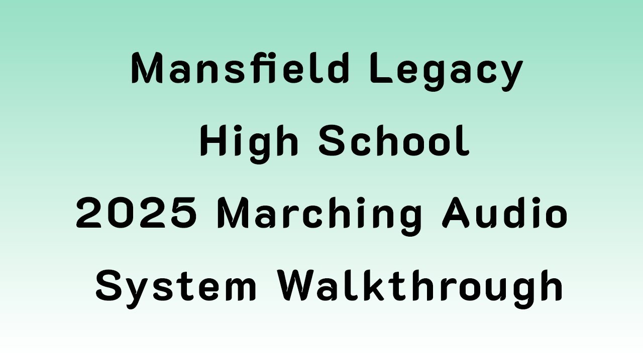 2025 Marching Audio Mansfield Legacy High School YouTube 2025-marching-audio-mansfield-legacy-high-school-youtube