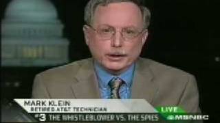 Whistleblower Mark Klein exposes NSA spyroom at AT&T
