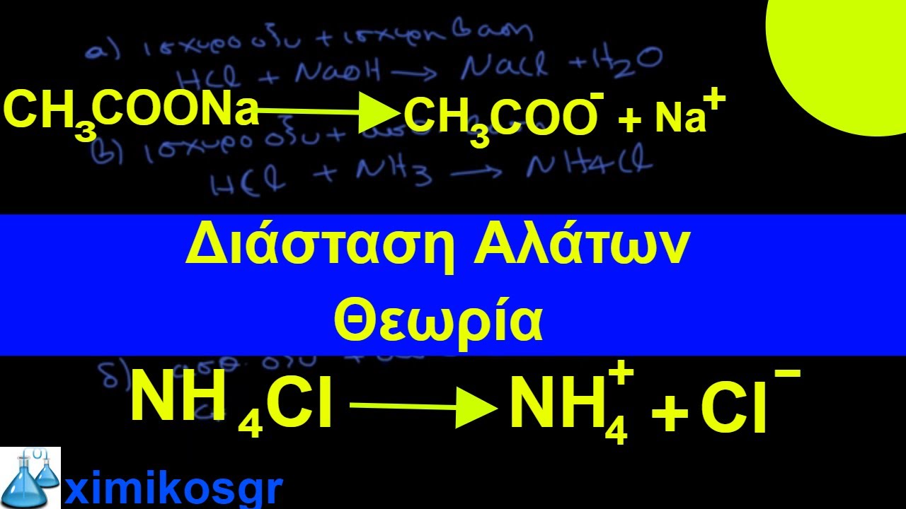 Διάσταση αλάτων