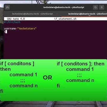 Shell scripting - if statement #linux #shorts - YouTube