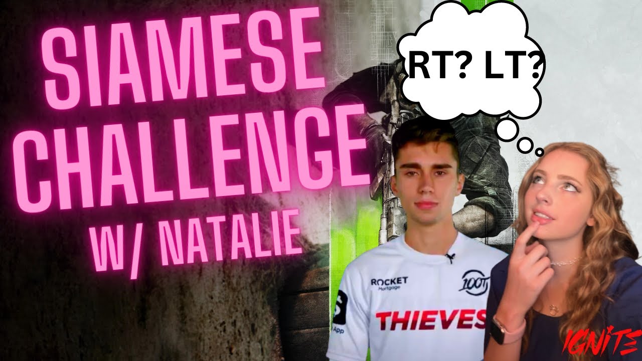 2 PEOPLE, 1 CONTROLLER! SIAMESE CHALLENGE! Ft. Natalie!