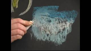 How to Blend Pastels on Black Paper screenshot 4
