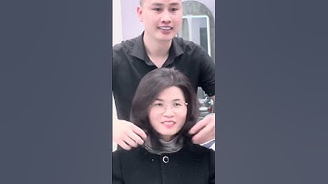 Duỗi hơi nước tự nhiên tóc bông xoăn chân | Dũng Lê Hairdressing