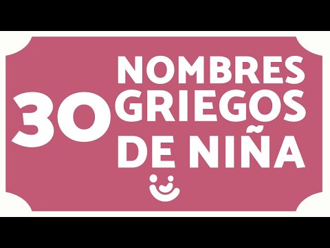 Video: Nombres femeninos griegos y su significado