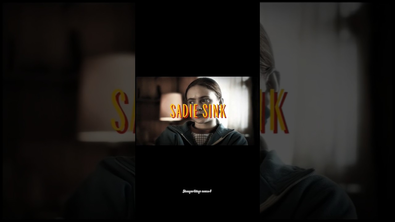 Stranger Things Cast Sadie Sink Edit 💝 End Of Stranger Things 