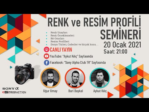 Renk ve Resim Profili Semineri - Uğur Umay & Bari Baykal - Aykut Kılıç