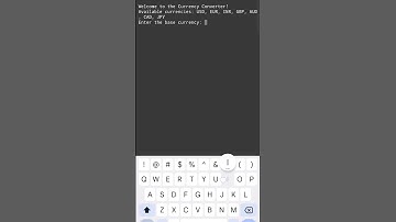 The currency converter in python