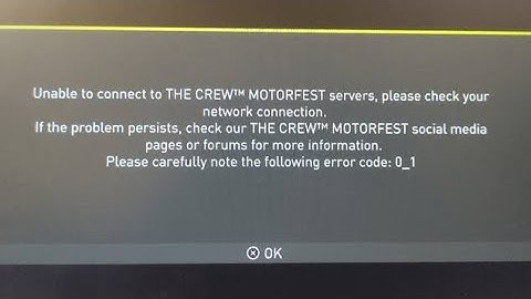 fix the crew motorfest error code 0_1? the crew motorfest ps5 not working? unable to connect to