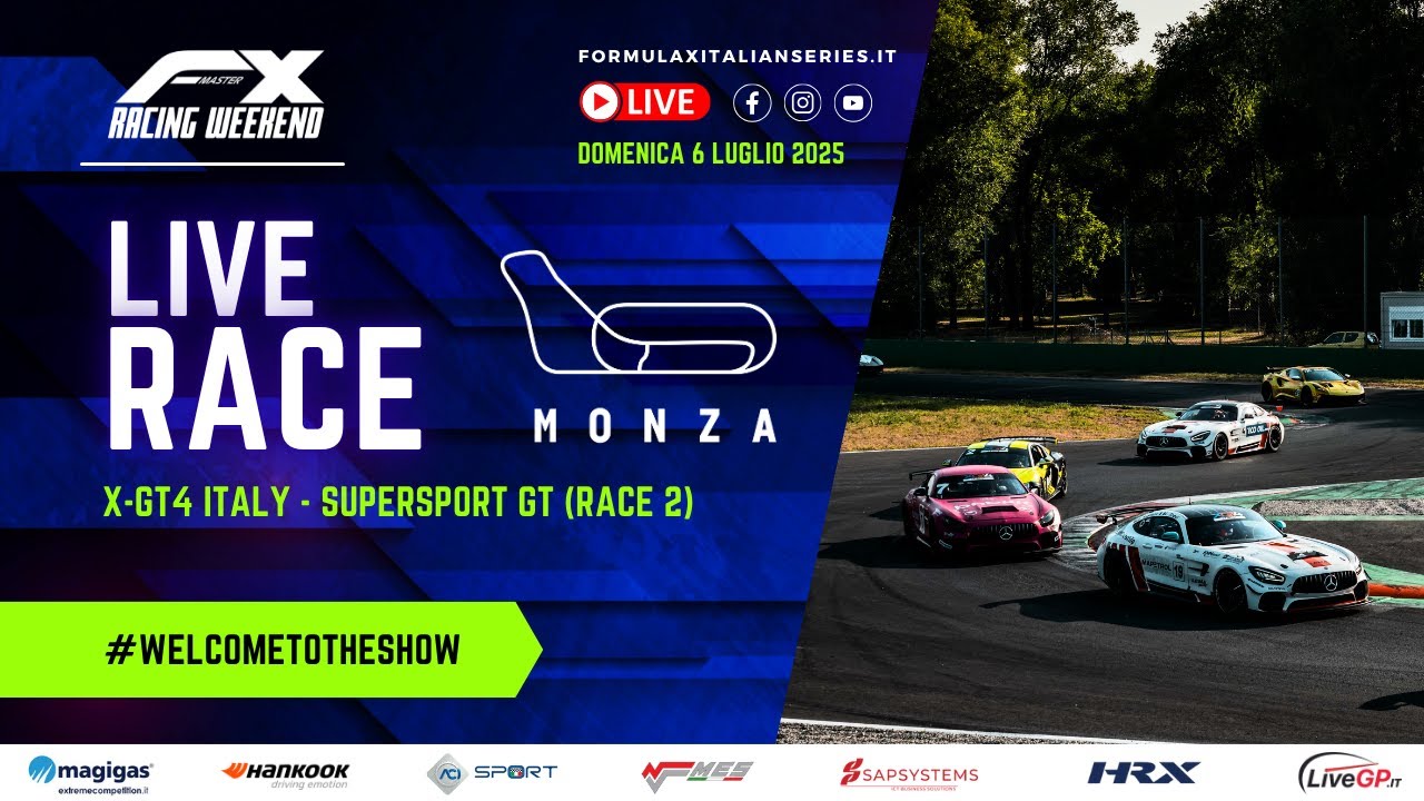 X-GT4 Italy & Supersport GT | Live Race 2 Monza - 6/7/2025