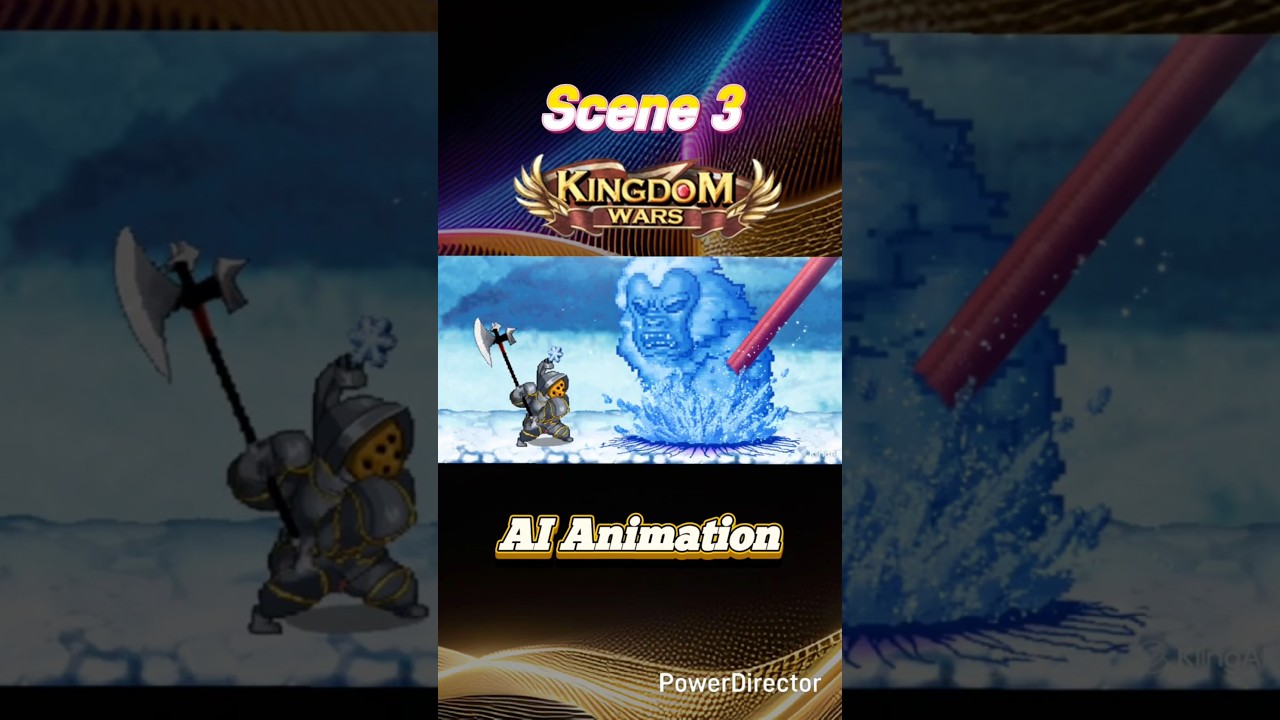 Kingdom Axe vs Ice Yeti – Final Clash 🧊 Kingdom wars | AI Animation Scene 3 